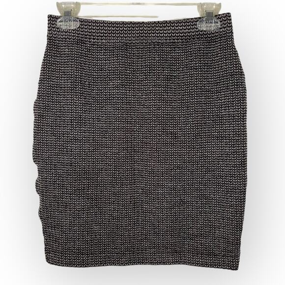 St. John Collection Vintage Y2k Brown & Beige Stretch Knit Mini Skirt Size 4 - Picture 12 of 12